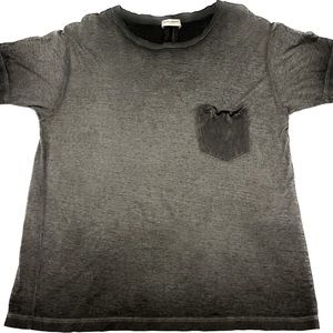 SAINT LAURENT
Men's Grey Dyed Fine Knit Cotton T-shirt
